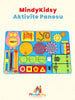 Montessori Aktivite ve Öğrenme Panosu Eğitici 60x40 Geliştirici Ahşap Oyuncak Tahtası